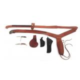 VIKING & HUNTER LEATHER GUN HOLSTER BELTS