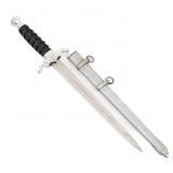 WWII GERMAN 2nd MODEL RAILROAD DAGGER & SCABBARD