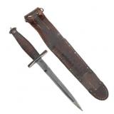WWII USS OMAHA V42 CASE STILETTO COMBAT KNIFE