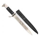 WWII GERMAN K98 DRESS BAYONET WITH POSTWAR ETCHING
