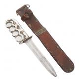 WWII THEATER MADE KNUCKLE DUSTER FIGHTING KNIFE