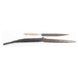 EARLY 20th C. FIXED BLADE & FOLDING KNIVES