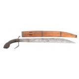 SOUTHEAST ASIAN BANGKUNG WITH SCABBARD