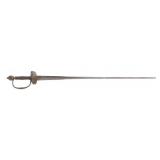 19th C. EUROPEAN COLICHEMARDE SMALL SWORD