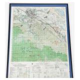 VIETNAM WAR US ARMY HUE PROVINCE MAP W/ NOTATIONS