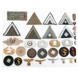 WWII GERMAN HEER SPECIALIST PATCHES AND INSIGNIA