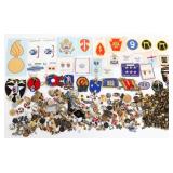 WWII - CURRENT US UNIT, RANK PINS, & INSIGNIA