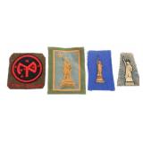 WWI US ARMY 77th & 27th NEW YORK INFANTRY PATCHES