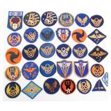 WWII US ARMY AIR FORCE UNIT PATCHES