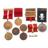 1920s - KOREAN WAR US CG & NAVY NAMED MEDALS