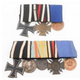 WWI IMPERIAL GERMAN COMBATANT MEDAL BARS