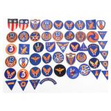WWII US ARMY AIR CORPS UNIT SHOULDER PATCHES