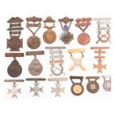 1902 - WWI NAMED & UNNAMED US ARMY MEDALS & BADGES