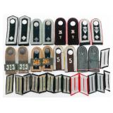 WWII GERMAN SHOULDER BOARDS & COLLAR TABS