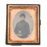 CIVIL WAR UNION ARMY SOLDIER AMBROTYPE