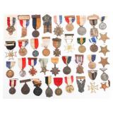 SPAN-AM WAR - WWI US ARMY & CIVILIAN MEDALS
