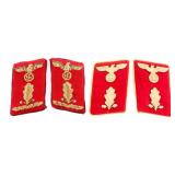 WWII GERMAN NSDAP REICH LEVEL COLLAR TAB SETS