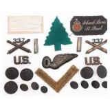 WWI US ARMY 91st DIV ATTRIBUTED INSIGNIA GROUPING