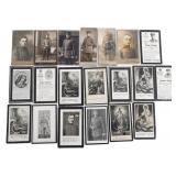 WWI GERMAN ARMY STERBEBILD DEATH CARDS & PHOTOS
