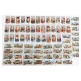 WWI CIGARETTE CARDS - ALLIED FIGURES & MOTOR CARS