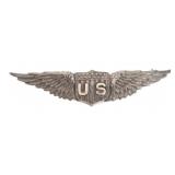 WWI US ARMY AIR CORPS TIFFANY & CO 3' PILOT WINGS