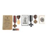 IMPERIAL GERMAN MEDALS & SILVER WOUND BADGES