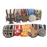 WWI IMPERIAL GERMAN AWARD MEDAL BARS
