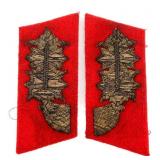 WWII GERMAN WEHRMACHT GENERAL COLLAR TABS
