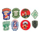 KOREAN WAR US ARMY AIRBORNE & UNIT PATCHES