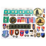 VIETNAM WAR US ARMY & SPECIAL FORCES PATCH & PINS