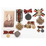 IMPERIAL GERMAN RED CROSS MEDAL GROUPING