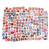 WWII US ARMY & USMC UNIT SHOULDER PATCHES