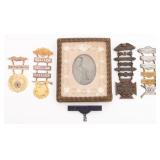 14k GOLD PRE-WWI US & NYNG MARKSMAN BADGES
