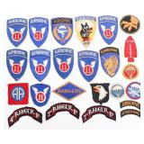 WWII - COLD WAR US ARMY AIRBORNE UNIT PATCHES