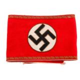 WWII GERMAN NSDAP LEITER EINER STELLE ARMBAND