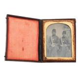 CIVIL WAR UNION ARMY SOLDIERS TINTYPE