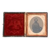 CIVIL WAR UNION ARMY 3rd INFANTRY TINTYPE