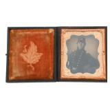 CIVIL WAR UNION OFFICER AMBROTYPE