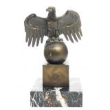 WWII GERMAN EAGLE BRONZE STATUE