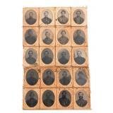 CIVIL WAR VETERANS FRAMED TINTYPES