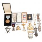 19th C. - COLD WAR MASONIC & FRATERNAL MEDALS