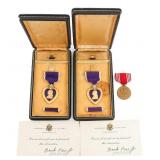 KOREAN WAR US ARMY 24th INF NAMED PURPLE HEARTS