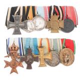 WWI GERMAN BAVARIAN & WURTTEMBERG MEDAL BARS