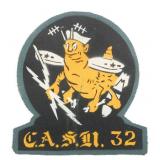 WWII US NAVY CARRIER AIR SERVICE UNIT 32 PATCH