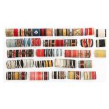 WWI - WWII GERMAN ARMED FORCES SERVICE RIBBON BARS