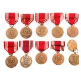 WWII US ARMY NAMED GOOD CONDUCT MEDALS