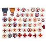 WWII AMERICAN RED CROSS VOLUNTEER PINS & MEDALS