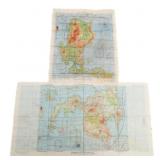 WWII USAAF ASIA PACIFIC ESCAPE MAPS