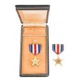 WWII US ARMY NAMED SILVER STAR MEDALS