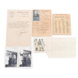 WWII AAF AIRCREW MEMBER BAILOUT IN FRANCE GROUPING